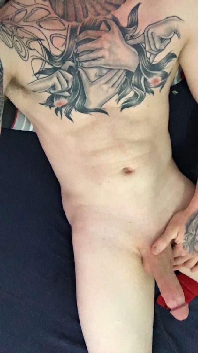 Nude Tattooed Man