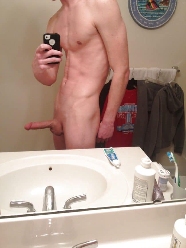 Nude Erected Man