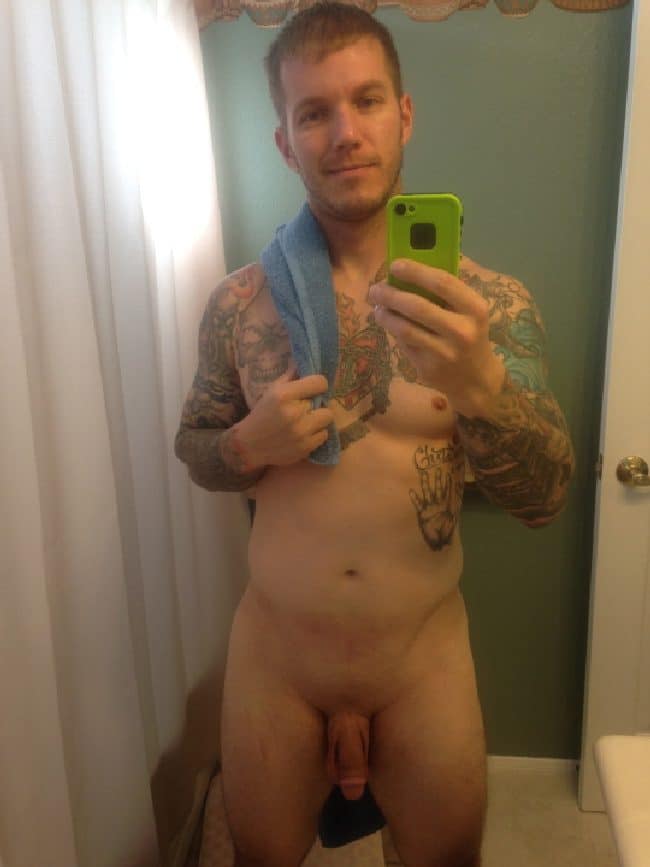 Nude Tattooed Man