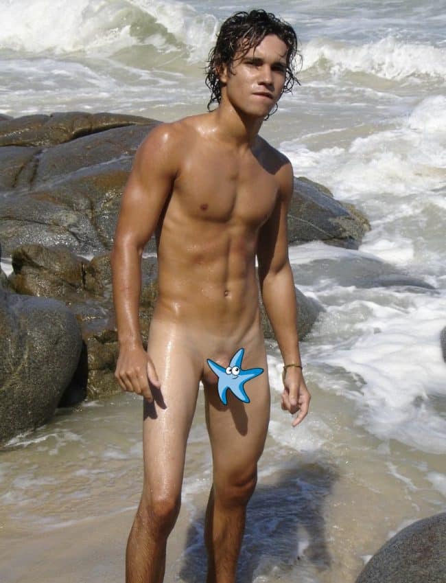 Nude beach boy